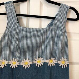🌼Gingham Daisy Dress